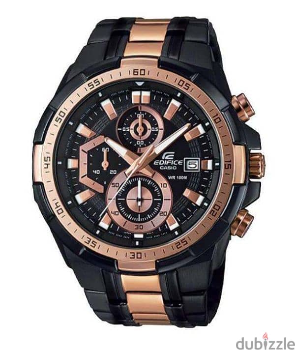 Buy Casio Edifice Men Black-Copper Analogue Watches 0