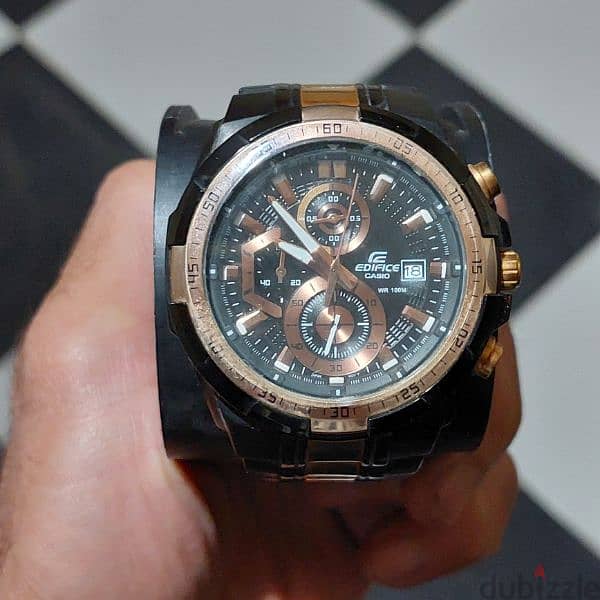 Buy Casio Edifice Men Black-Copper Analogue Watches 3