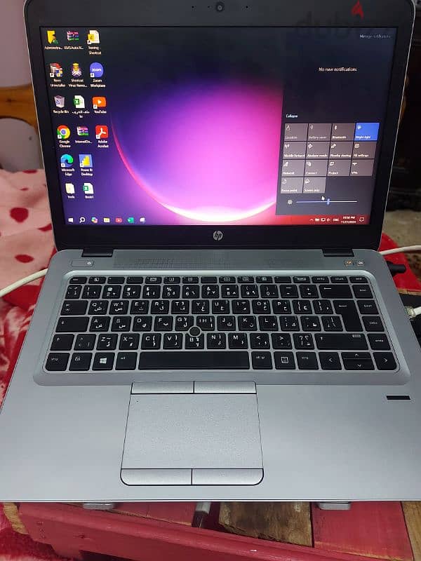 laptop hp elitebook 745 g4 amd 10 pro 8730b 5