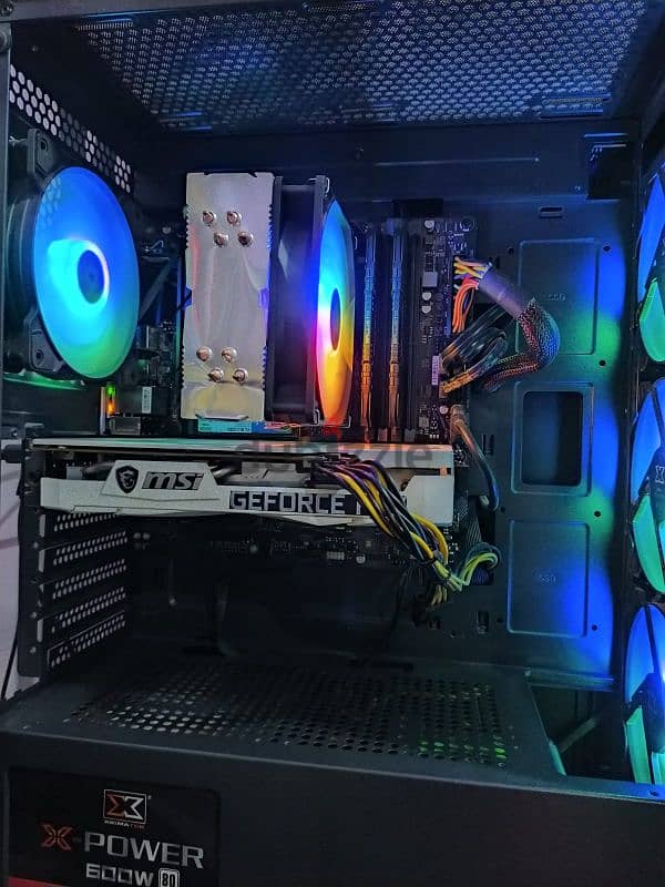 Rtx 3060 Ti 8GB GDDR6+Intel i5 11600 4.8GHZ كيسه كامله 8