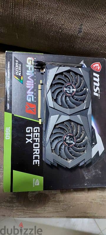 GTX 1660  Gaming X 6 Giga Msi 3