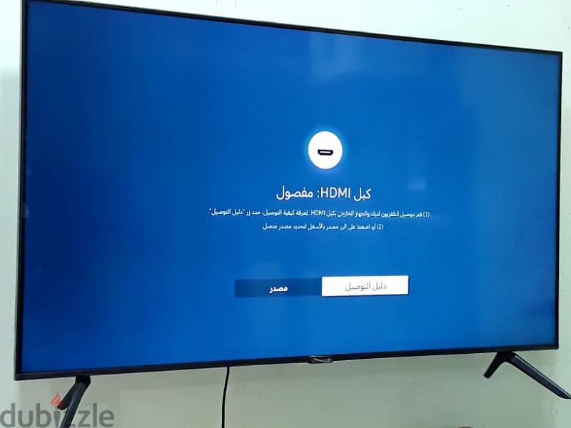 بدون تعليق كلجديده حرفيا سامسونج 50بوصه اسمارت/رسيفر داخلى4k موAU 7000 7