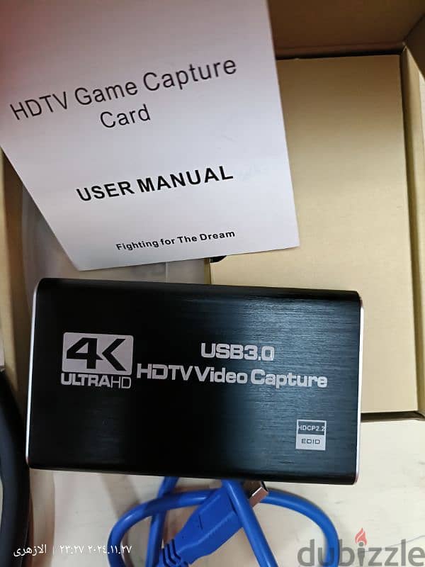 جهاز كابتشر hd 4k  للبث المباشر وتسجيل سطح المكتب 5