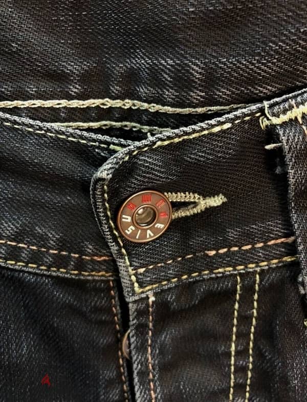 Evisu x Puma Vintage Puma X Evisu Double Gull Japanese Denim Jeans W34 4