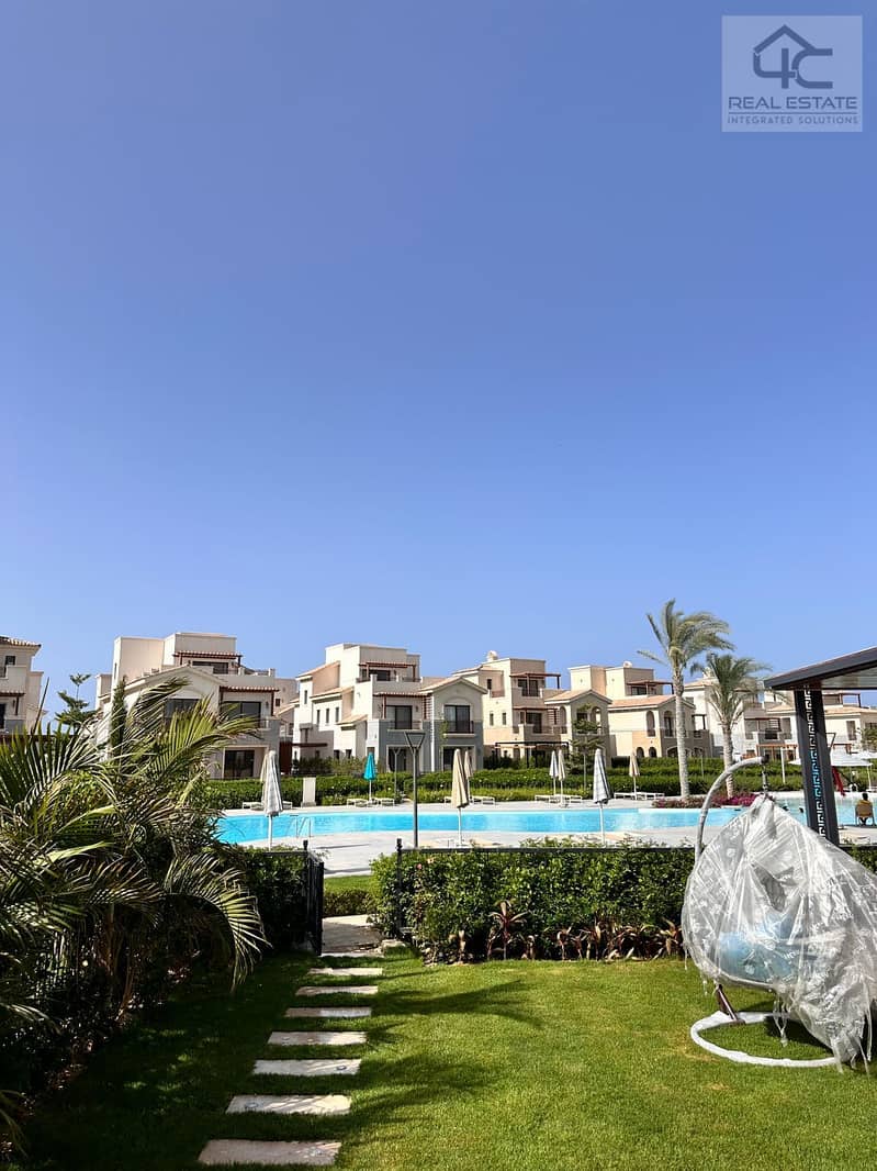 FOR SALE IN MARASSI NORTH COAST TOWN HOUSE  CORNER WITH LARGE GARDEN PRIME LOCATION 0