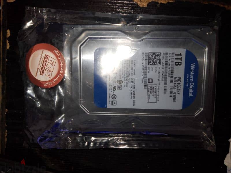 هارد ديسك ويستر ازرق 1 تيرا  western digital blue 0