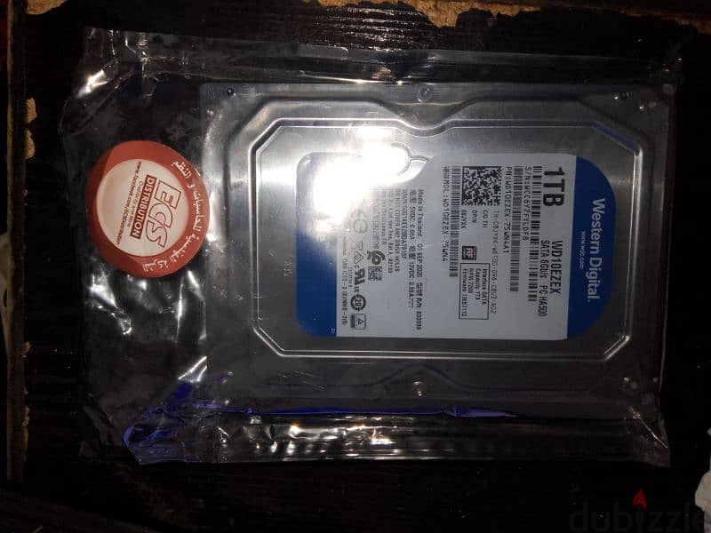 هارد ديسك ويستر ازرق 1 تيرا  western digital blue 3