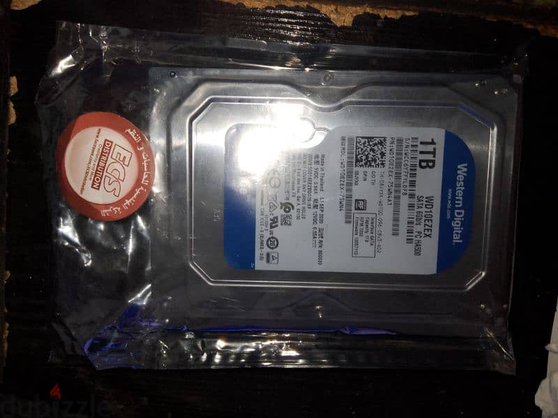 هارد ديسك ويستر ازرق 1 تيرا  western digital blue 4