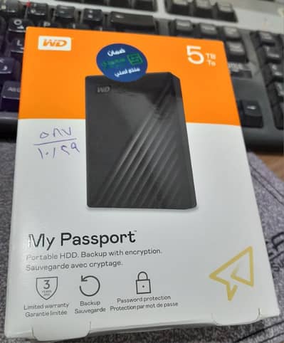 Hd 5TB   Passport  جديد متبرشم