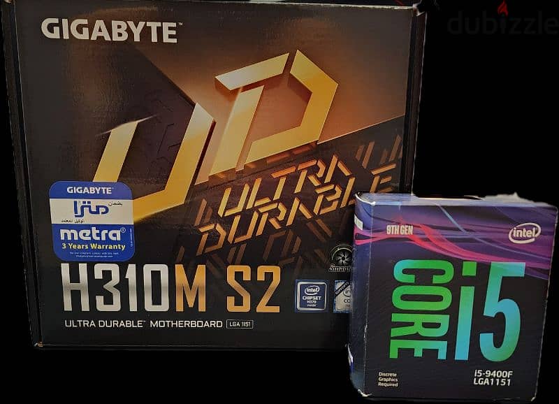 intel core i5 9400f + gigabyte h310 m s2 0