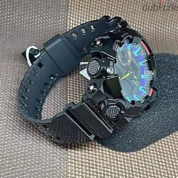 للبيع ساعة كاسيو جي شوك جديدة موديل Casio G-shock GA-700RGB-1ADR 1