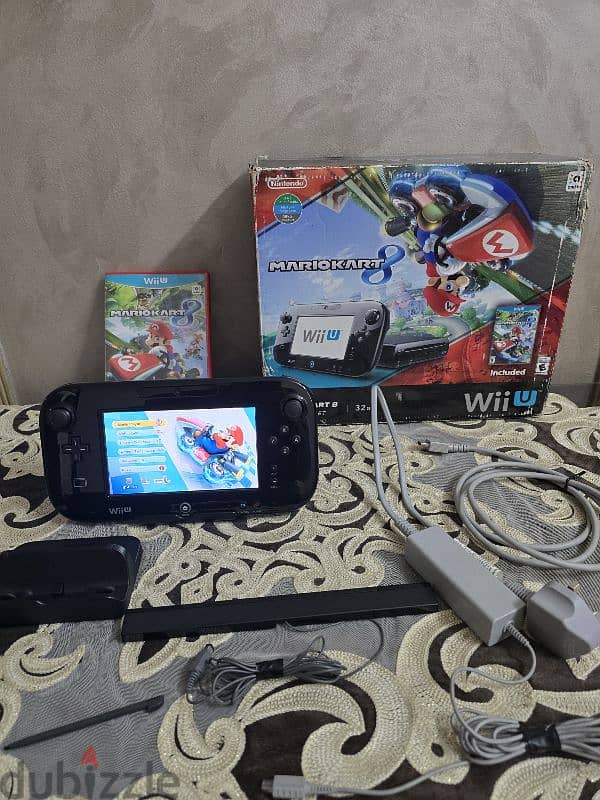 Nintendo Wii U Mario Kart 8 Deluxe Set Console Bundle 4