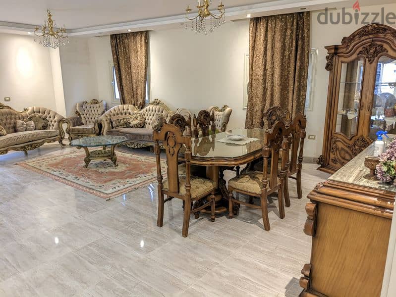 Fully Furnished apartment for rent New Cairo Banafseg شقة التجمع الاول 0