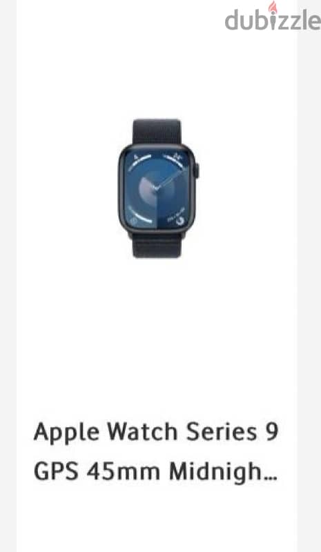 new apple watch series 9 45 mm - midnight (black) 0