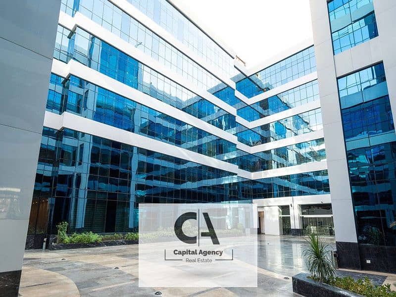 office 53 M Fully finished with Ac's for rent in trivium- New Cairo 0