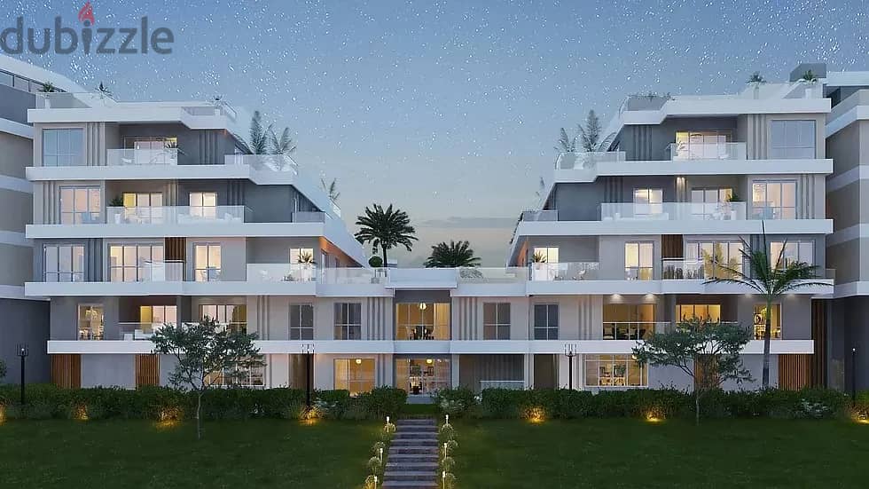 شقة بجاردن للبيع متشطبة بالتكييفات ف سوديك فيليت  Villette V Residence 0