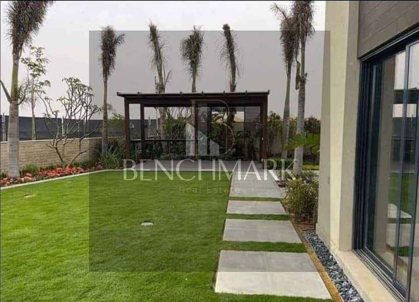 50% discount garden duplex apartment for sale 4 rooms Taj City New Cairo First Settlement in front of Cairo Airport on Suez Road cash or installment 0