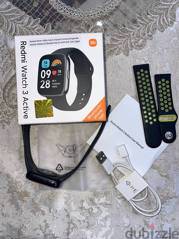 ساعه smart watch redmi3 active 0