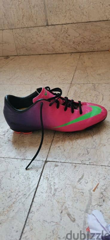 nike mercurial vapor ix fg pink size:38