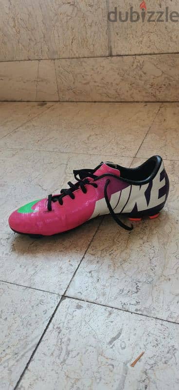 nike mercurial vapor ix fg pink size:38 1