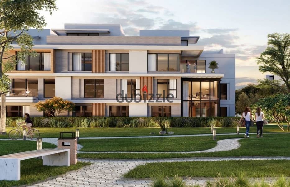 شقة متشطبة بجاردن فى ذا إستيتس ريزيدنس سوديك بالقرب من بيفرلى هيلز The Estates Residence Sodic 0