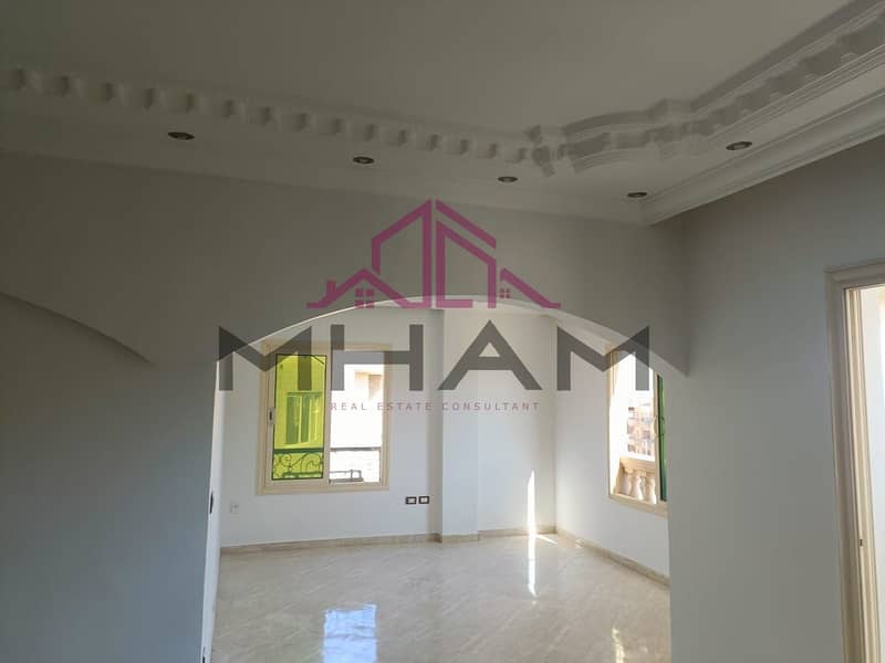 Apartment for rent in the Southern Investors District, Fifth Settlement, super luxurious finishing, next to Mohamed Naguib Axis 0