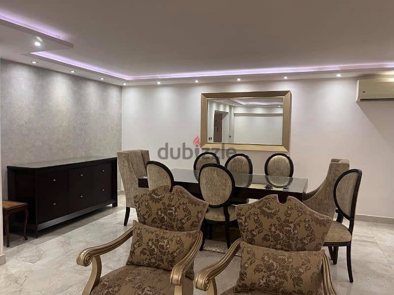 A fully furnished 180m² ultra-super apartment for rent in Al-Rehab. 0