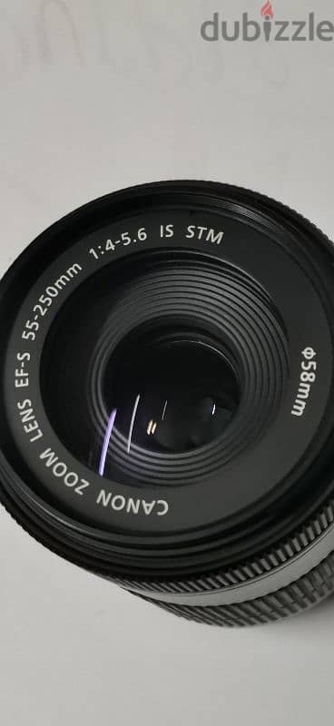 Canon lens 55 250mm stm 1