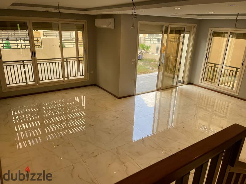 Stand alone villa for sale, ultra finished, super luxury + adaptations, immediate delivery, Taj Sultan Compound, in front of Cairo Airport and Kempins 0