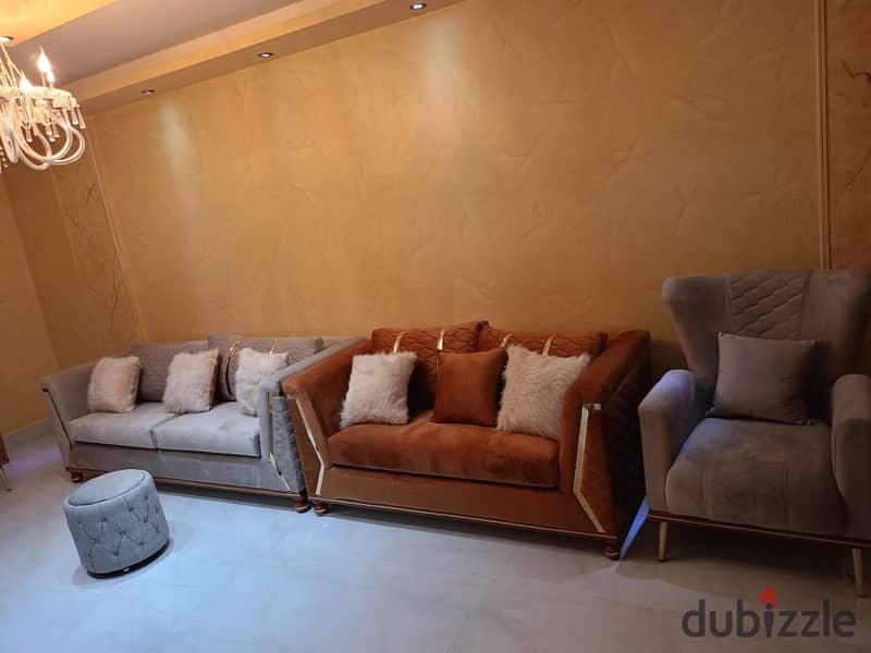 Fully furnished Apartment for rent 3 bedrooms in El Banfseg Buildings 0