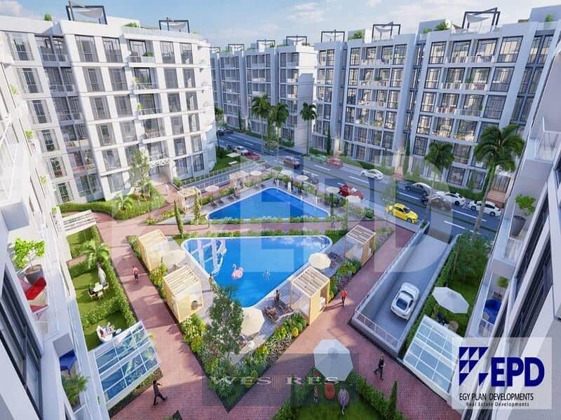 Apartment Fully Finished 2bed installments over 8 years in Zayed 2 minutes form ZED PARK 0