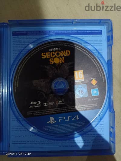 infamous second son PS4 بلايستيشن ٤