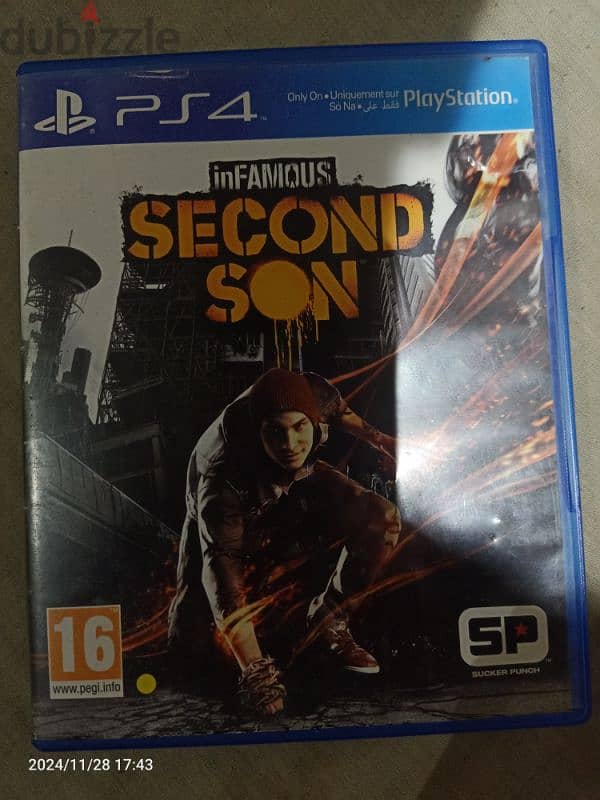 infamous second son PS4 بلايستيشن ٤ 1