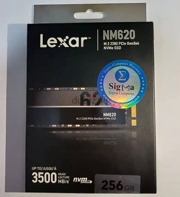 Lexar ssd m. 2 NVMe 256 gbجديد 0