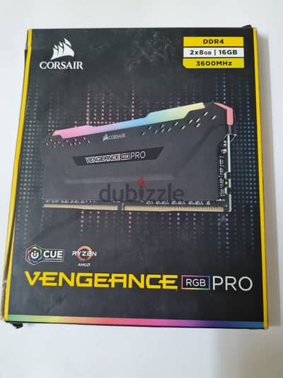 CORSAIR VENGEANCE RGB PRO DDR4 2*8 16GB 3600MHZ