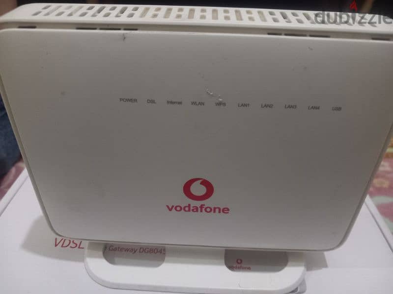 راوتر فودافون vdsl كالجديد بحالة ممتازة بالعلبة 0