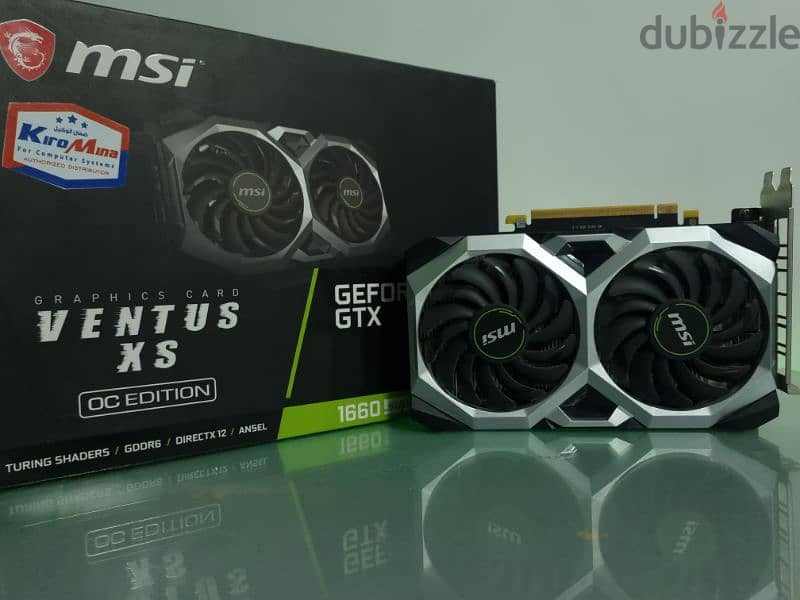 MSI NVIDIA GTX 1660 SUPER VENTUS XS OC 6GB 1