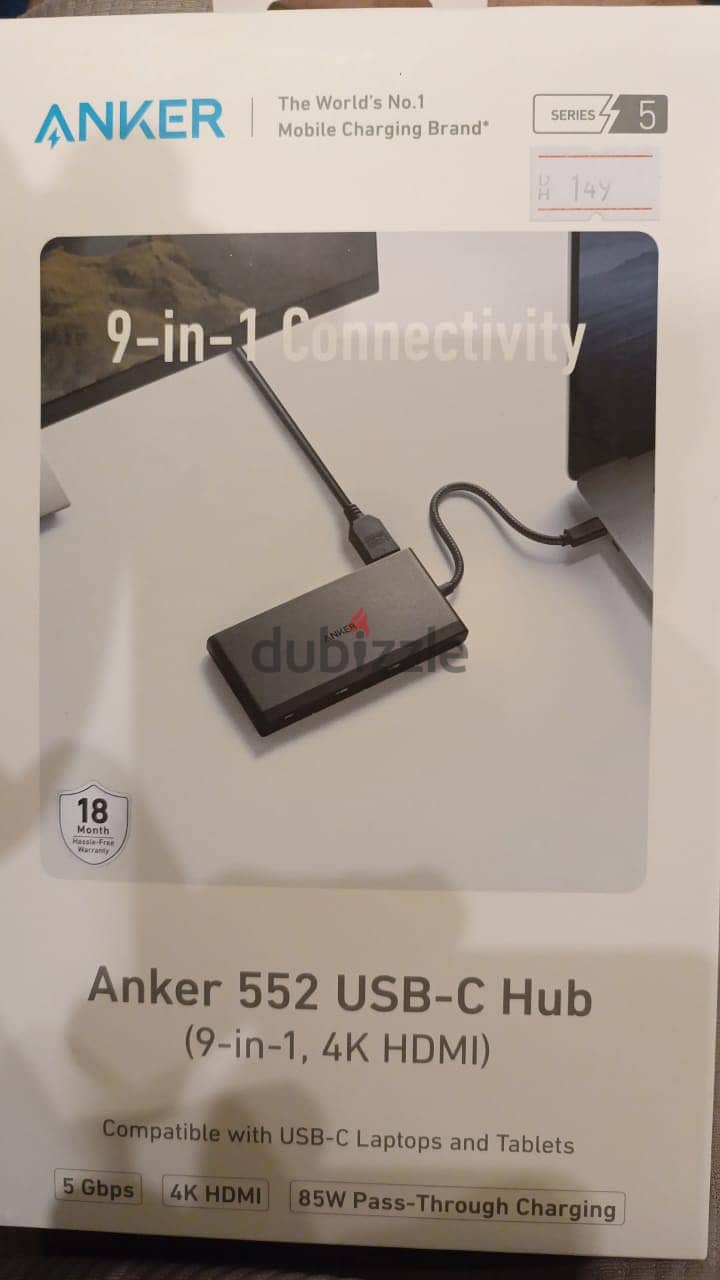 USB-C hub 9 in1 Anker 0