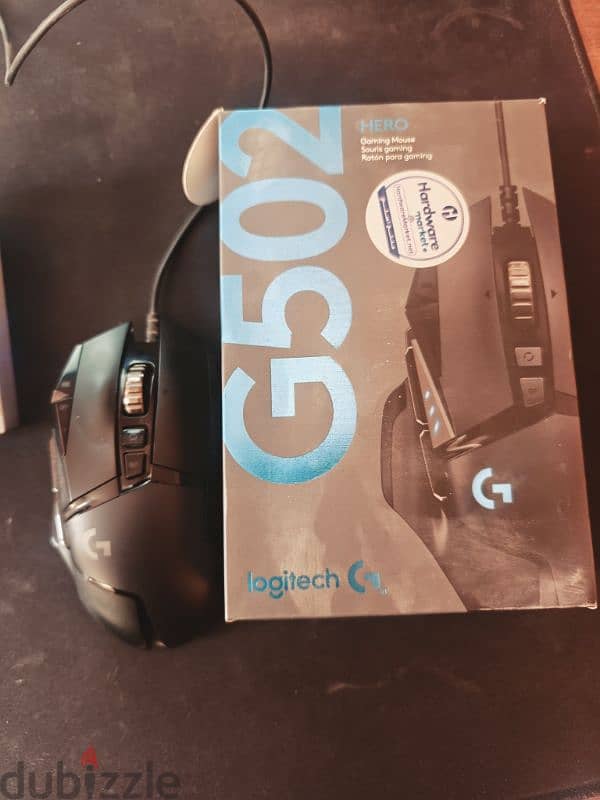 ماوس جيمينج لوجيتيك G502 Hero حالة ممتازة 9