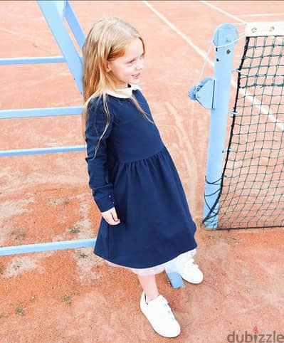 6-7 dress dark blue