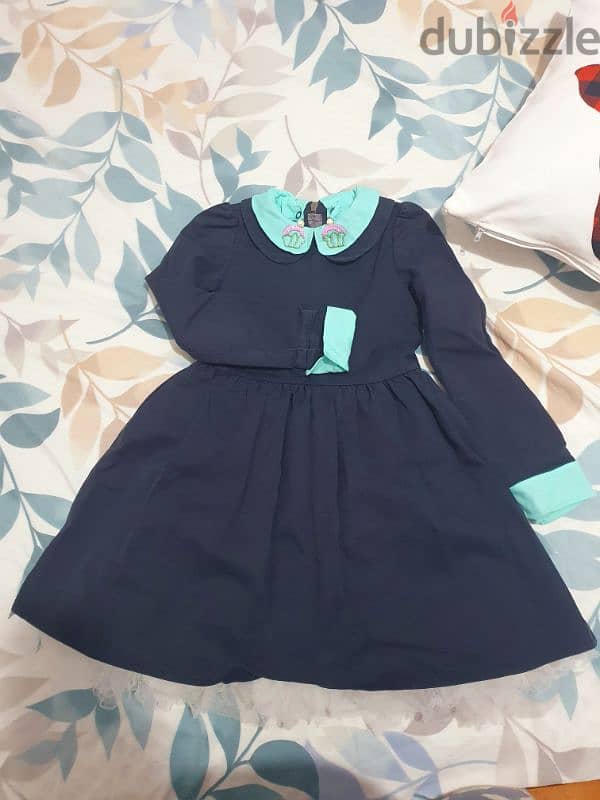 6-7 dress dark blue 3