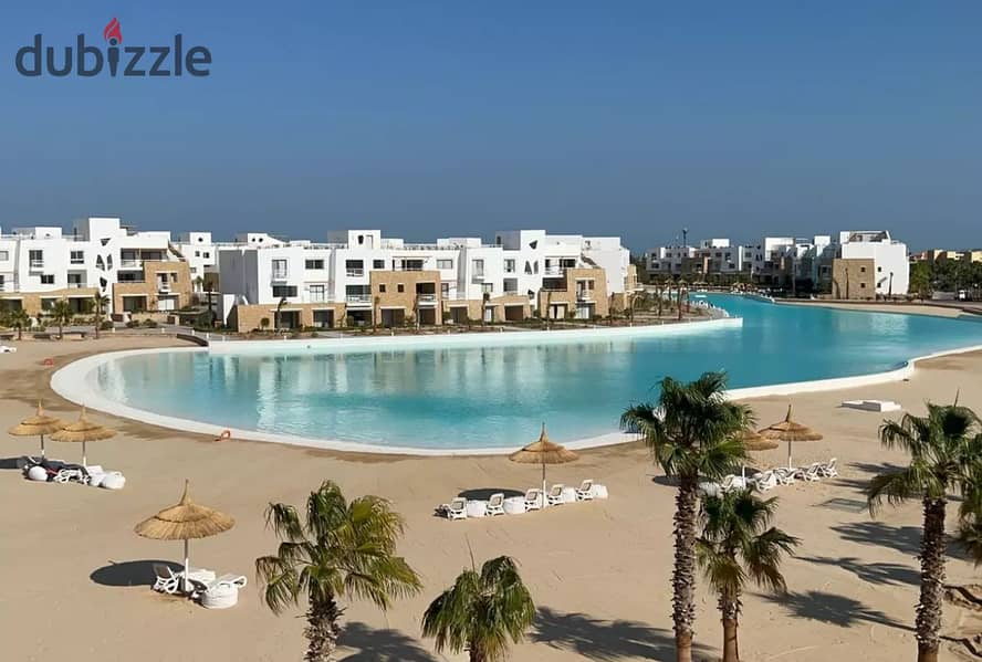 شاليه للبيع ف سوان ليك الجونة صف اول لاجون كامل التشطيب swanlake El gouna 0