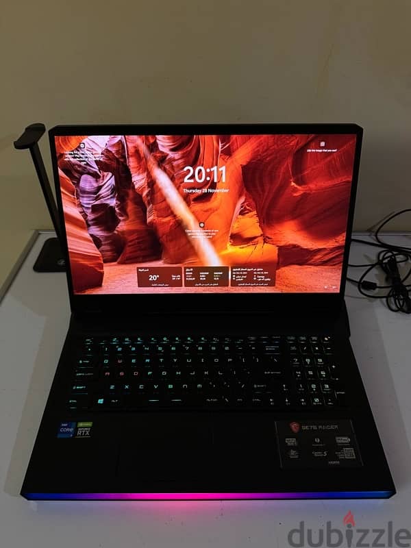 MSI GE76 Raider 17.3″ i7 RTX 3060 1