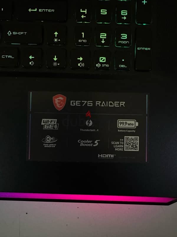 MSI GE76 Raider 17.3″ i7 RTX 3060 4