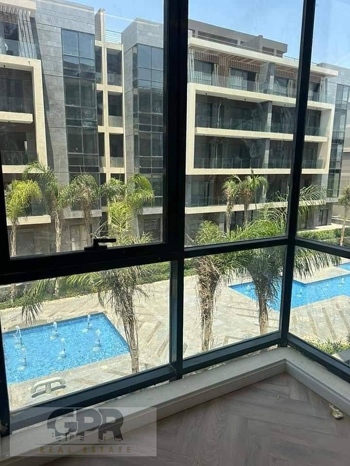 ready to move penthouse with pool view behind AUC in la vista el patio new cairo 0