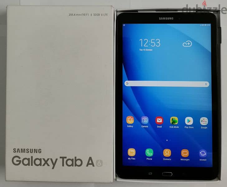 Samsung Tablet | تابلت سامسونج + كرتونة + جراب + شاحن 2