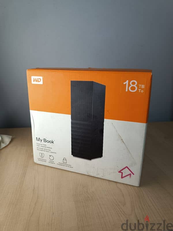 هارد خارجى اصلى جديد 18 تيرا WD 18TB My Book Desktop External 1