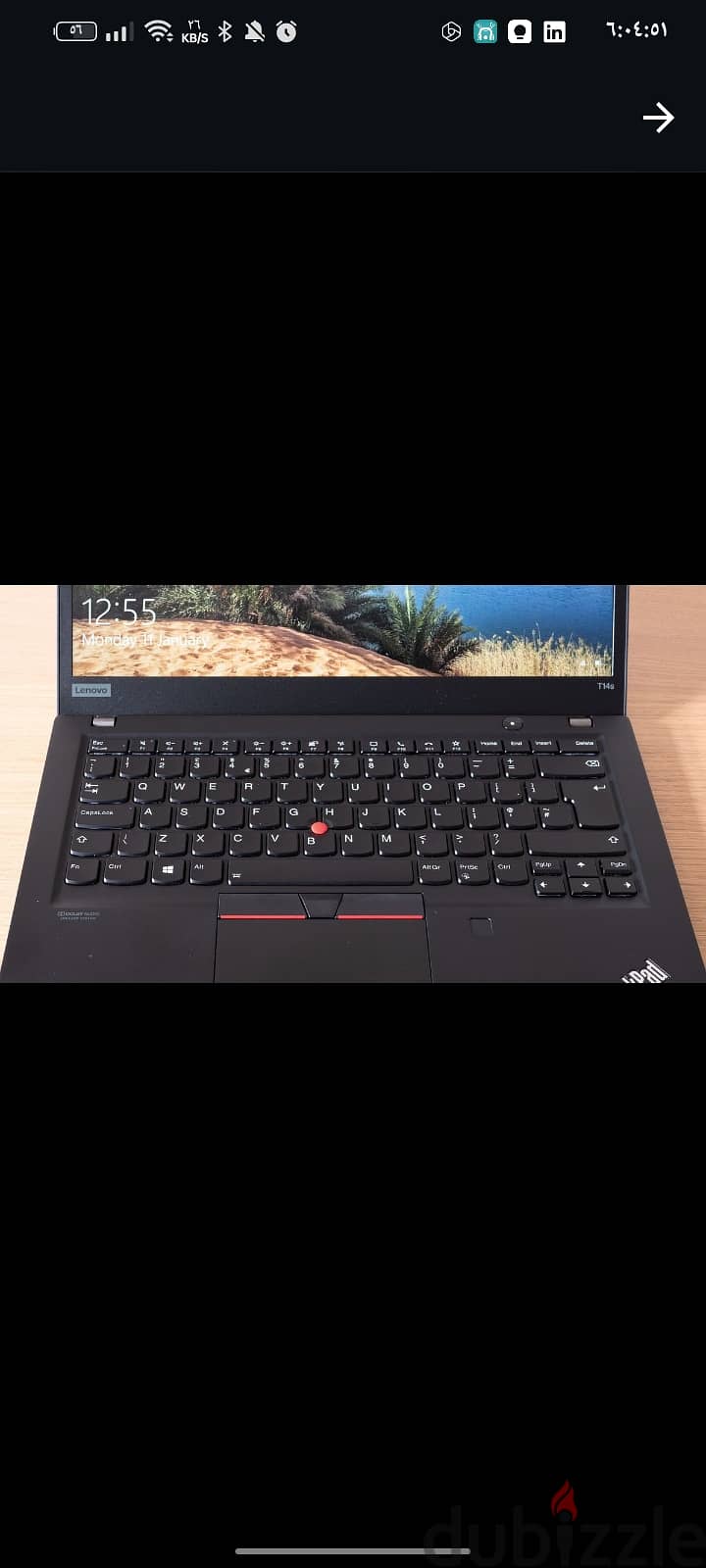 Lenovo ThinkPad A485 مناسب جداَ لفئه البيزنيس و رجال الأعمال و المحاس 6