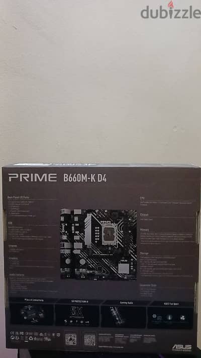 i5 12400f / asus prime b660m-k D4 / power supply 600w