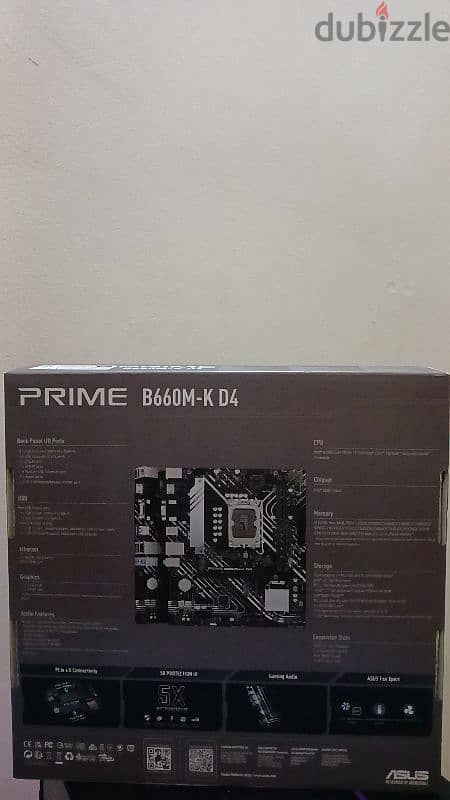 i5 12400f / asus prime b660m-k D4 / power supply 600w 0